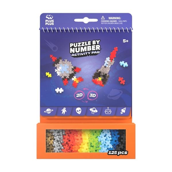 Produktbild: PLUS PLUS - 125 Kreativ Bausteine Puzzle Weltraum