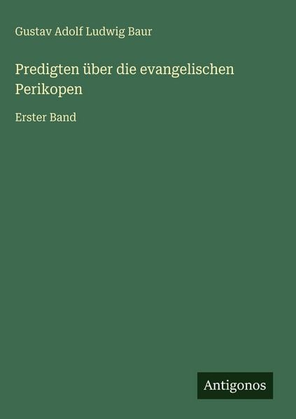 Produktbild: Predigten &uuml;ber die evangelischen Perikopen