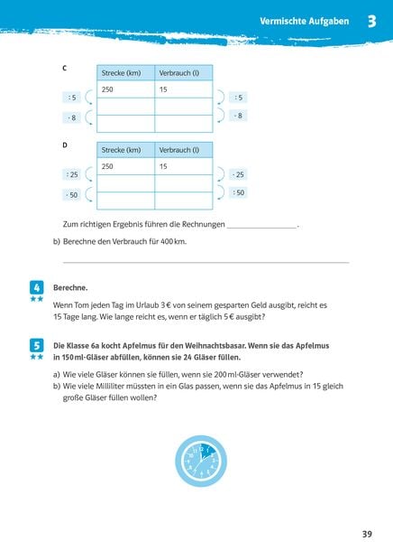 Produktbild: Klett 10-Minuten-Training Mathematik Dreisatz 6./7. Klasse