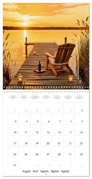 Produktbild: My quiet oasis - Inhale. Arrive. Find peace. (Wall Calendar 2026 12 &times; 12 Inch) CALVENDO 12 Month Wall Calendar