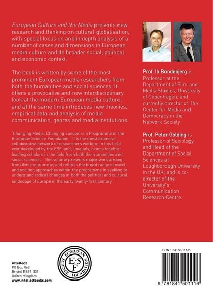 Produktbild: European Culture and the Media
