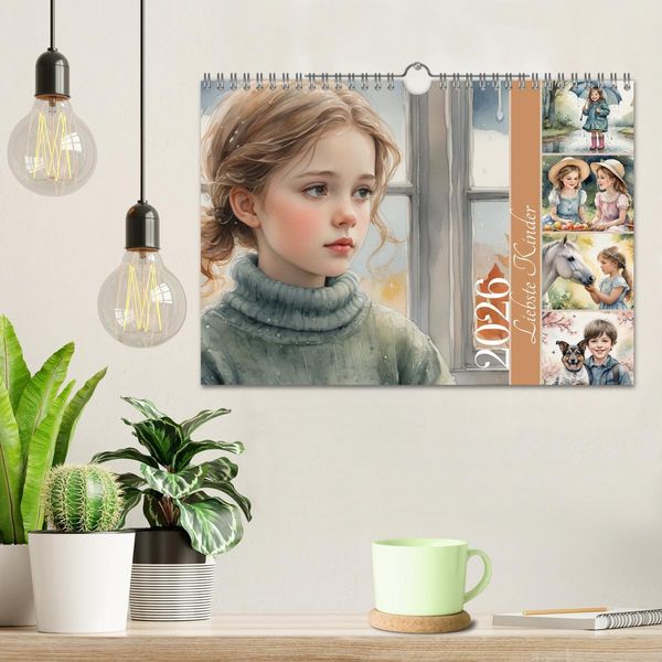 Produktbild: Liebste Kinder (Wandkalender 2026 DIN A4 quer), CALVENDO Monatskalender