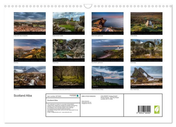 Produktbild: Scotland Alba (Wall Calendar 2026 DIN A3 landscape), CALVENDO 12 Month Wall Calendar