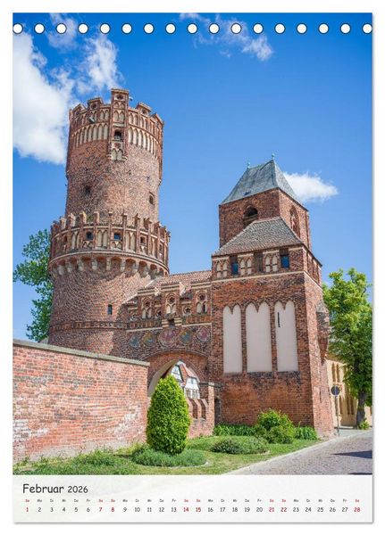 Produktbild: Tangerm&uuml;nde - Historische Altstadt an der Elbe (Tischkalender 2026 DIN A5 hoch), CALVENDO Monatskalender