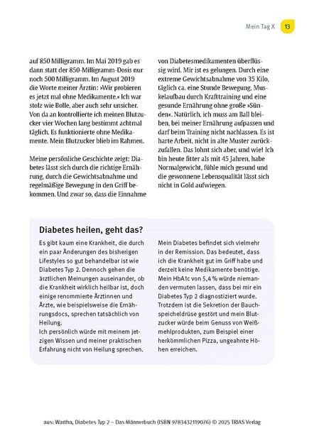 Produktbild: Diabetes Typ 2 - Das M&auml;nnerbuch