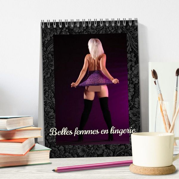 Produktbild: Belles femmes en lingerie (Calendrier de bureau 2027 DIN A5 horizontal), CALVENDO calendrier mensuel