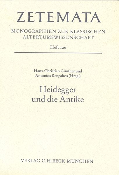 Produktbild: Heidegger und die Antike