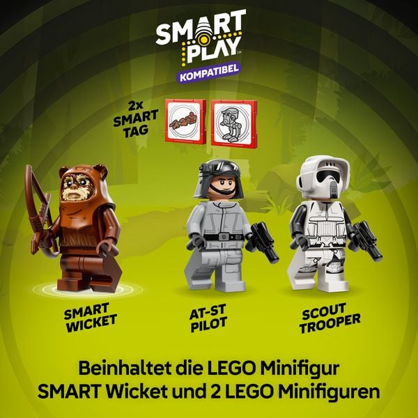 Produktbild: LEGO Star Wars 75424 SMART Play: AT-ST Angriff auf Endor, Spielzeug ab 8