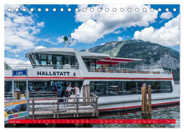 Produktbild: Hallstatt Impressionen (Tischkalender 2026 DIN A5 quer), CALVENDO Monatskalender