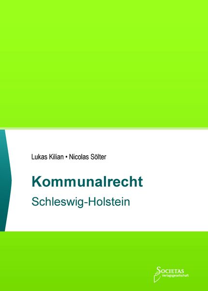Produktbild: Kommunalrecht Schleswig-Holstein