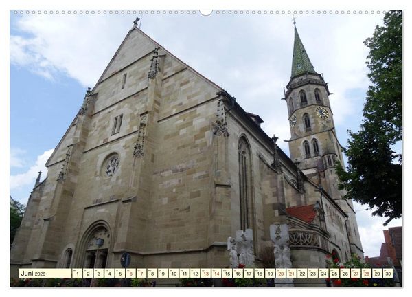 Produktbild: Unterwegs in Schorndorf (hochwertiger Premium Wandkalender 2026 DIN A2 quer), Kunstdruck in Hochglanz
