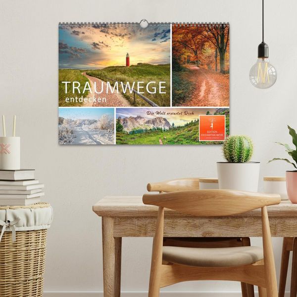 Produktbild: Traumwege entdecken (Wandkalender 2026 DIN A3 quer), CALVENDO Monatskalender