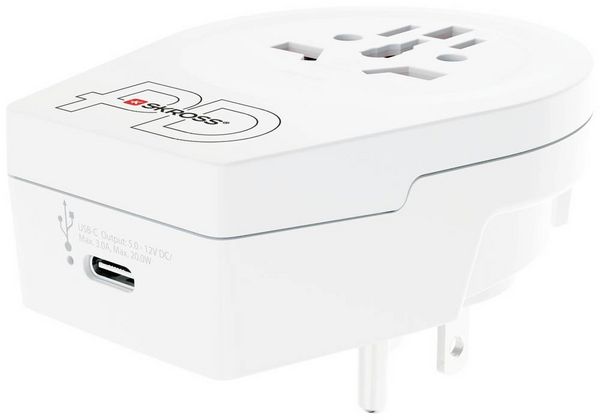 Produktbild: Skross 1.500292 Reiseadapter Country Adapter World to US USB C20PD