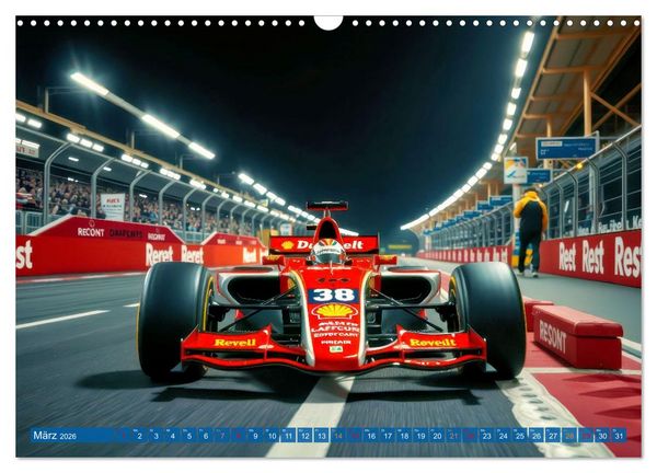 Produktbild: Formel 1 Boxenstopp (Wandkalender 2026 DIN A3 quer), CALVENDO Monatskalender