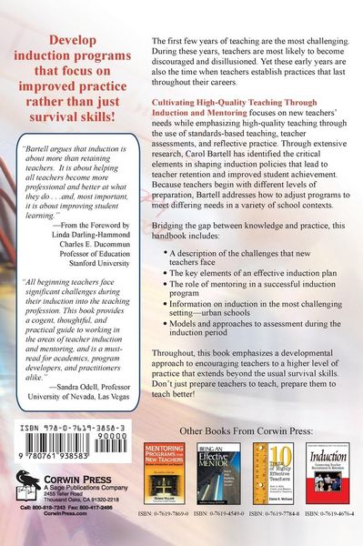 Produktbild: Cultivating High-Quality Teaching Through Induction and Mentoring