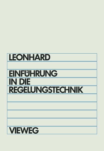 Produktbild: Einf&uuml;hrung in die Regelungstechnik