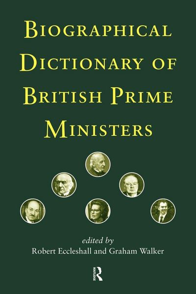 Produktbild: Biographical Dictionary of British Prime Ministers