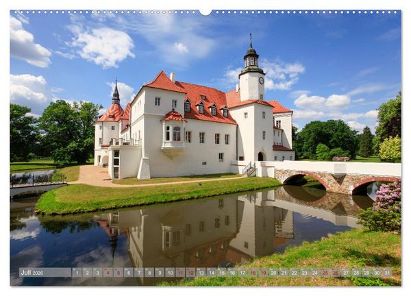 Produktbild: Schl&ouml;sser und G&auml;rten in Brandenburg (hochwertiger Premium Wandkalender 2026 DIN A2 quer), Kunstdruck in Hochglanz