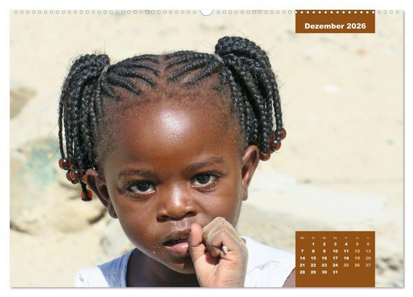Produktbild: Kinderportr&auml;ts aus Afrika (Wandkalender 2026 DIN A2 quer), CALVENDO Monatskalender