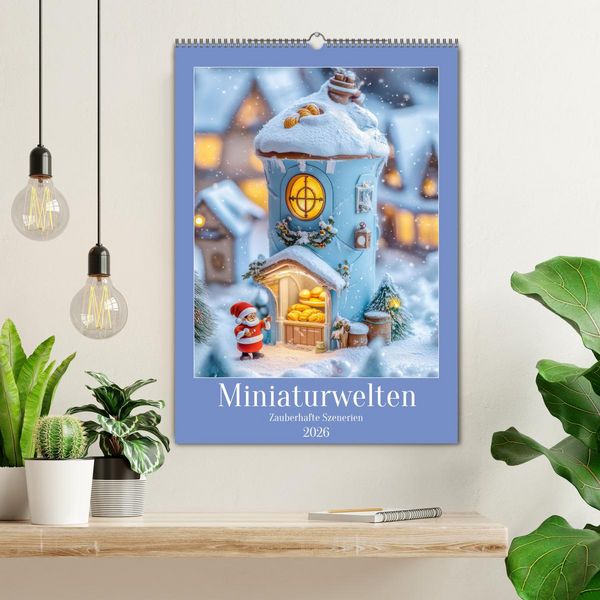 Produktbild: Miniaturwelten - Zauberhafte Szenerien (Wandkalender 2026 DIN A2 hoch), CALVENDO Monatskalender