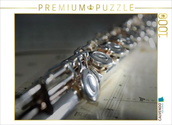 CALVENDO Puzzle Teil einer Querflöte | 1000 Teile Lege-Größe 64x48cm Foto-Puzzle für glückliche Stunden