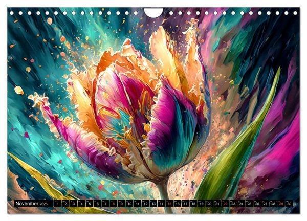 Produktbild: Bl&uuml;hende Zauberwelt (Wandkalender 2026 DIN A4 quer), CALVENDO Monatskalender
