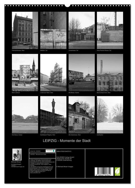 Produktbild: LEIPZIG - Momente der Stadt (hochwertiger Premium Wandkalender 2026 DIN A2 hoch), Kunstdruck in Hochglanz