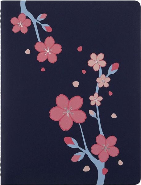 Produktbild: Moleskine Sakura Cahier, XL, weicher Einband, gemischt (liniert, blanko, punktiert)