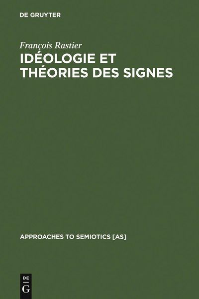 Produktbild: Id&eacute;ologie et th&eacute;orie des signes