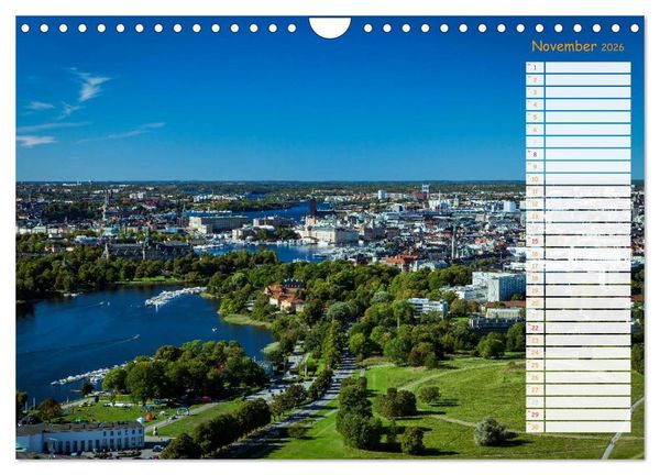 Produktbild: Stockholm - Nordische Sch&ouml;nheit (Wandkalender 2026 DIN A4 quer), CALVENDO Monatskalender