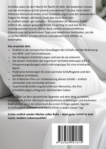 Produktbild: Endlich wieder gut schlafen! Ein Leitfaden f&uuml;r besseren Schlaf.