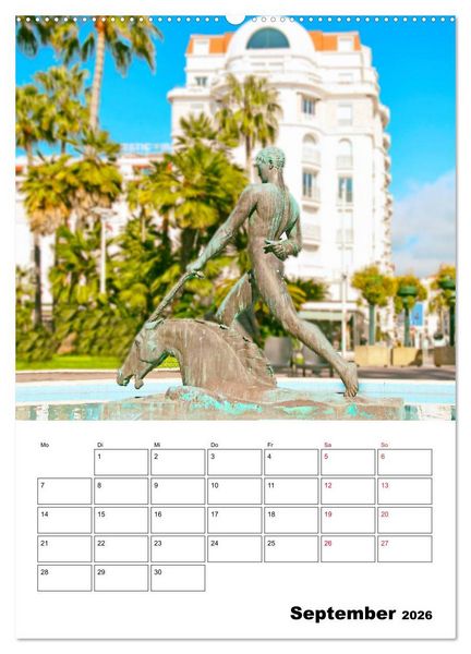 Produktbild: C&ocirc;te d&rsquo;Azur - Reiseziel am Mittelmeer (hochwertiger Premium Wandkalender 2026 DIN A2 hoch), Kunstdruck in Hochglanz