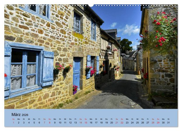 Produktbild: Dorfidyllen in Frankreich (hochwertiger Premium Wandkalender 2026 DIN A2 quer), Kunstdruck in Hochglanz