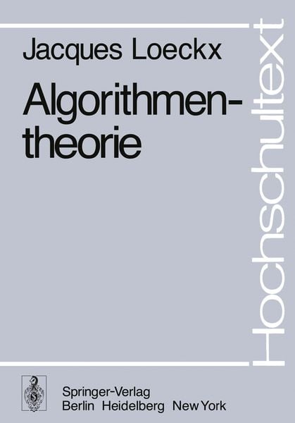 Produktbild: Algorithmentheorie