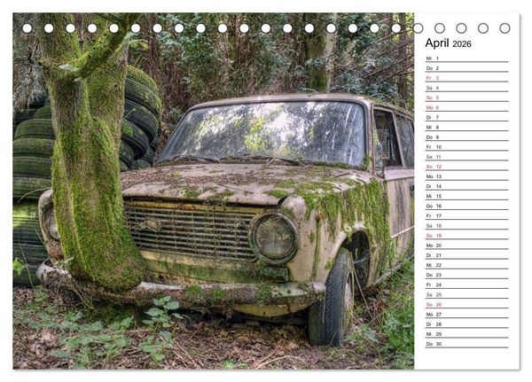 Produktbild: Rostlauben - vergessene Klassiker (Tischkalender 2026 DIN A5 quer), CALVENDO Monatskalender
