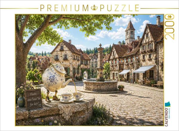 CALVENDO Puzzle Eine Tasse Freundschaft | 2000 Teile Lege-Größe 90 × 67 cm Foto-Puzzle für glückliche Stunden