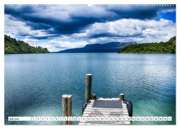 Produktbild: Neuseeland - Die sch&ouml;nsten Orte am anderen Ende der Welt (hochwertiger Premium Wandkalender 2026 DIN A2 quer), Kunstdruck in Hochglanz