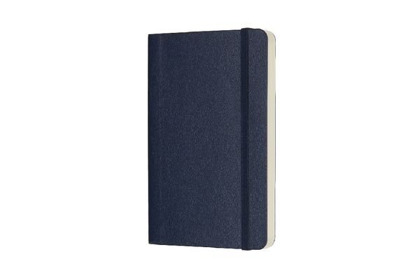 Produktbild: MOLESKINE NOTIZBUCH P/A6, BLANKO, SOFT COVER, SAPHIR