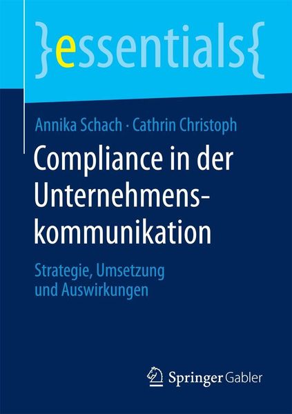 Produktbild: Compliance in der Unternehmenskommunikation