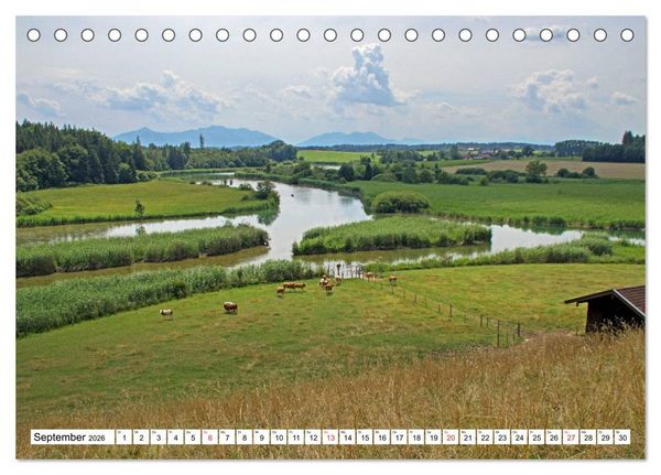 Produktbild: Chiemsee - Sommerferien am bayrischen Meer (Tischkalender 2026 DIN A5 quer), CALVENDO Monatskalender