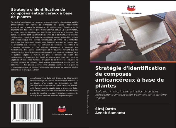 Produktbild: Strat&eacute;gie d'identification de compos&eacute;s anticanc&eacute;reux &agrave; base de plantes