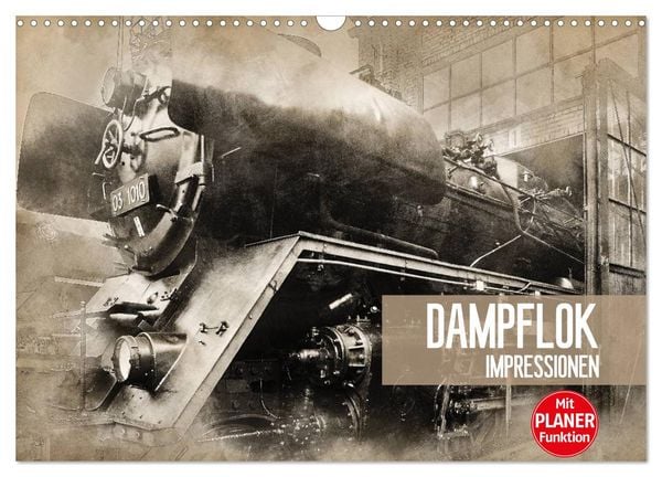 Produktbild: Dampflok Impressionen (Wandkalender 2026 DIN A3 quer), CALVENDO Monatskalender