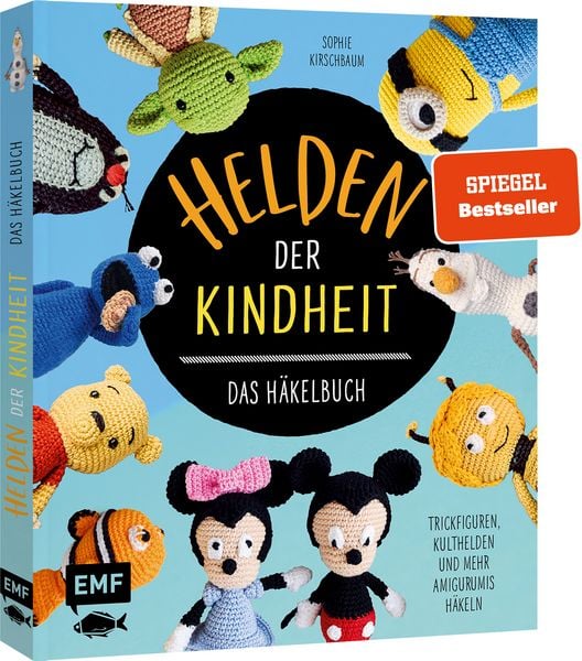 Produktbild: Helden der Kindheit &ndash; Das H&auml;kelbuch &ndash; Trickfiguren, Kulthelden und mehr Amigurumis h&auml;keln