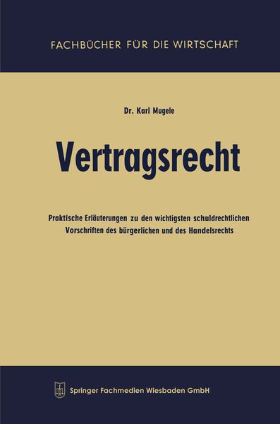 Produktbild: Vertragsrecht