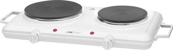 Produktbild: CLATRONIC Doppelkochplatte DKP 3583, wei&szlig; (95273715)