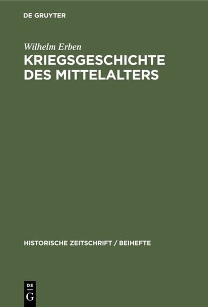 Produktbild: Kriegsgeschichte des Mittelalters