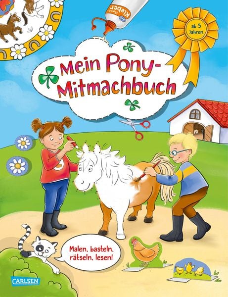 Mein Pony-Mitmachbuch, Taschenbuch von Corinna Wieja, Carlsen, 978-3-551-19106-9