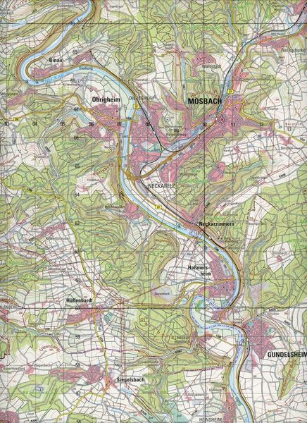 Produktbild: Mosbach 1 : 50 000