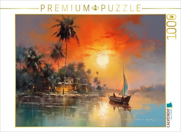Produktbild: CALVENDO Puzzle Im Abendrot | 1000 Teile Lege-Gr&ouml;&szlig;e 64x48cm Foto-Puzzle f&uuml;r gl&uuml;ckliche Stunden