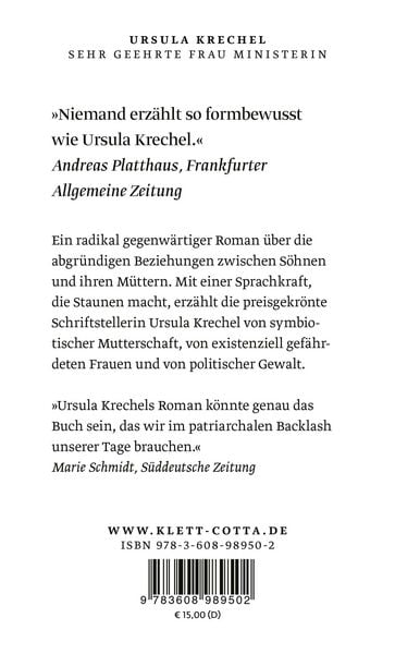 Produktbild: Sehr geehrte Frau Ministerin